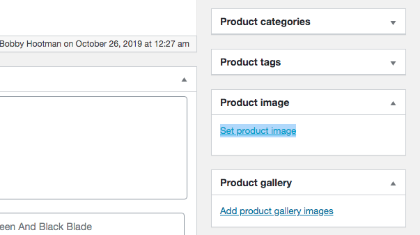 add a product image